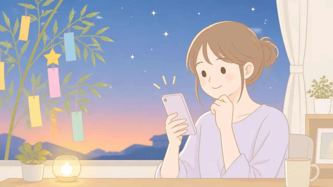 七夕にLINE占いで恋愛運をチェックする方法と相談のポイント