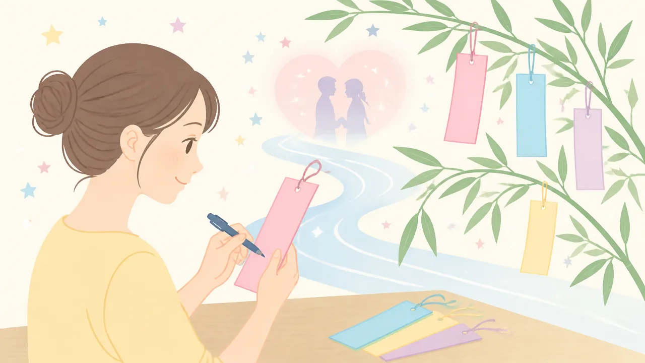 七夕に恋愛を成就させる方法は?願いを込める短冊の書き方